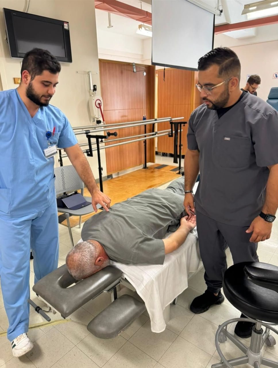 Ricardo during practical clinical training